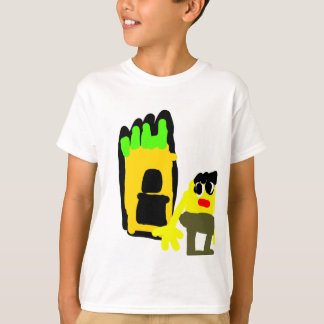 T-shirt abstrait coloré moi et ma maison