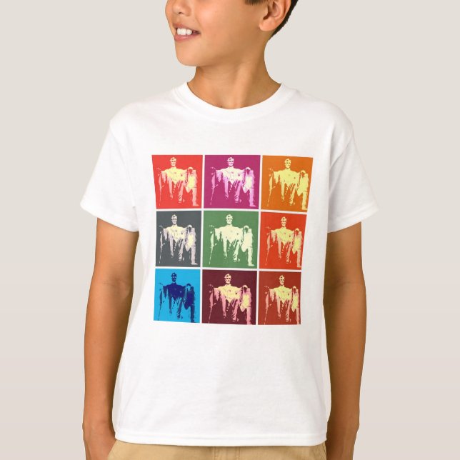 T-shirt Abstrait commémoratif Lincoln (Devant)