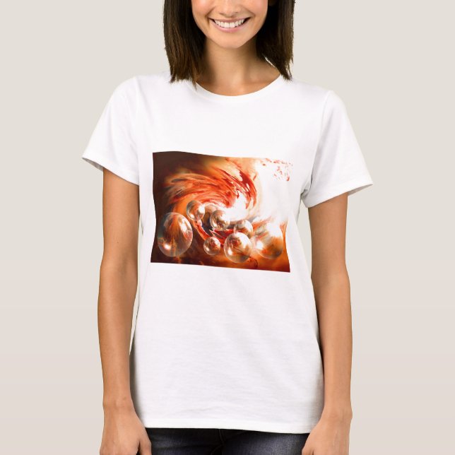 T-shirt Abstrait contemporain (Devant)