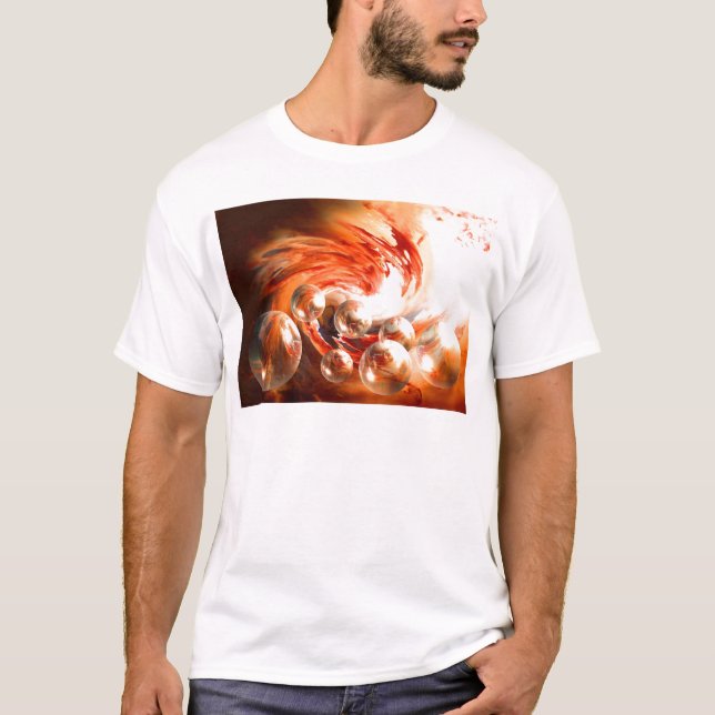 T-shirt Abstrait contemporain (Devant)