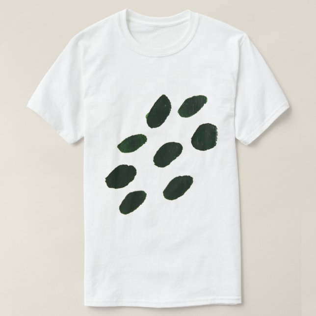 T-Shirt Abstrait Coup de Pinceau | Graphisme d'Art (Design devant)