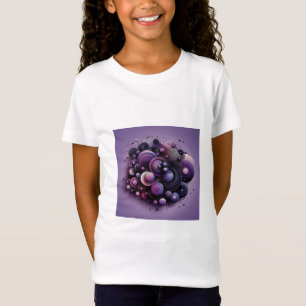 T-shirt Abstrait de fille géométrique