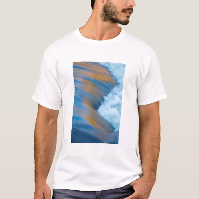 T-shirt Abstrait d'eau bleue, Canada (Devant)