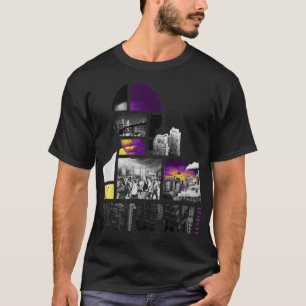 T-shirt Abstrait dystopique