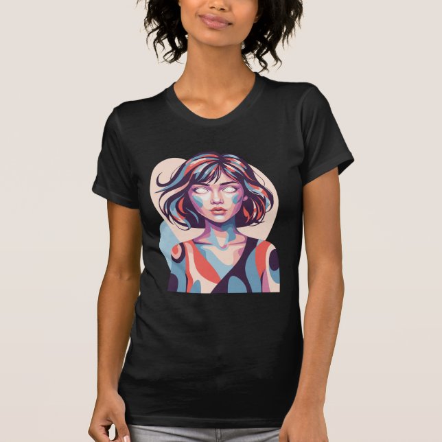T-shirt Abstrait Elegance (Devant)