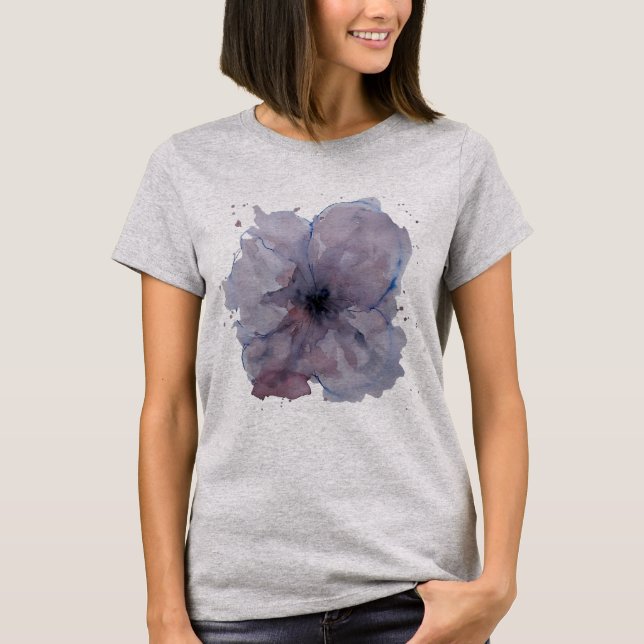 T-shirt Abstrait floral (Devant)