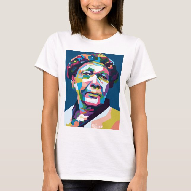T-shirt Abstrait Mary Seacole dans WPAP (Devant)