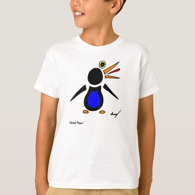 T-shirt Abstrait Penguin Kids Basic (Devant)