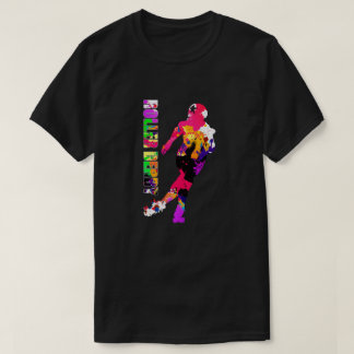 T-shirt Abstrait Roller Derby