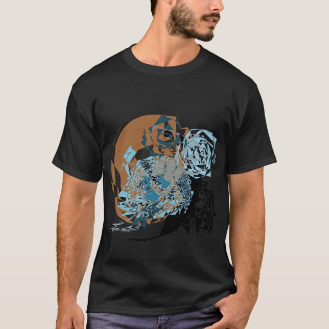 T-shirt Abstrait Space World (Devant)