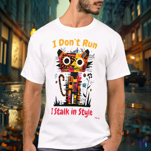 T-shirt Abstrait vibrant Tiger