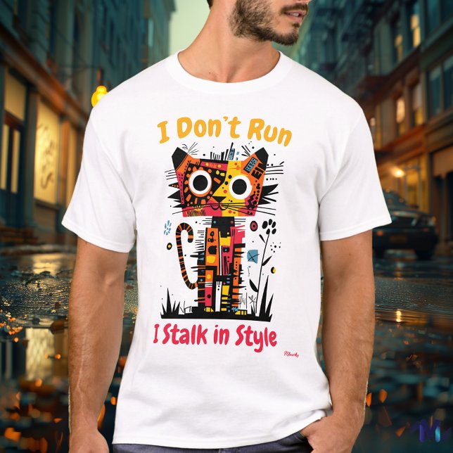 T-shirt Abstrait vibrant Tiger (Créateur téléchargé)