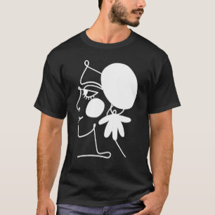 T-shirt Abstrait Visage Une Ligne Femmes Hommes Enfants Ga