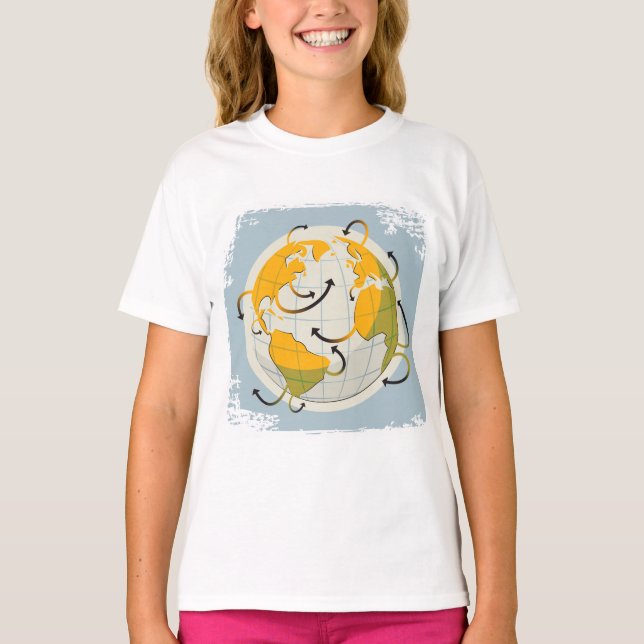 T-shirt Abstraite Globe Girls (Devant)