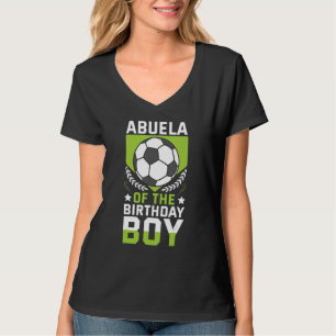 T-shirt Abuela Du Joueur De Football Anniversaire Équipe A