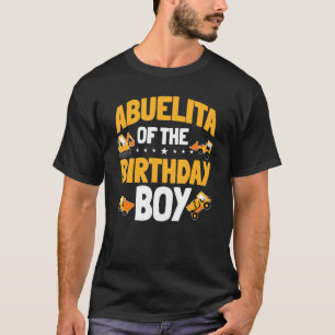 T-shirt Abuelita De L'Anniversaire Boy Construction Ouvrie