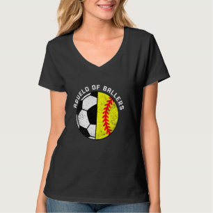 T-shirt Abuelo De Ballers Drôle Soccer Softball Abuelo