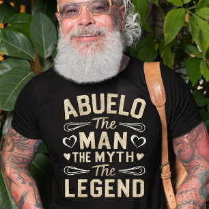 T-shirt ABUELO L'Homme Le Mythe La Légende Fête des Père