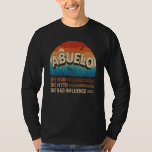 T-shirt Abuelo L'Homme Le Mythe La Mauvaise Influence Les 