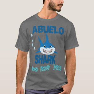 T-shirt Abuelo Shark Cadeau Grandpa Camisa de Regalo Abuel
