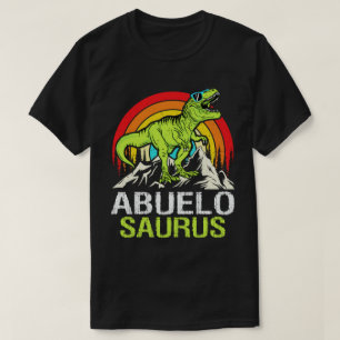 T-shirt Abuelosaurus Dinosaur Grandpa Saurus Fête des père