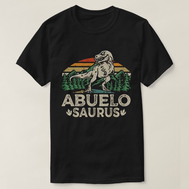 T-shirt Abuelosaurus Dinosaur Grandpa Saurus Fête des père (Design devant)