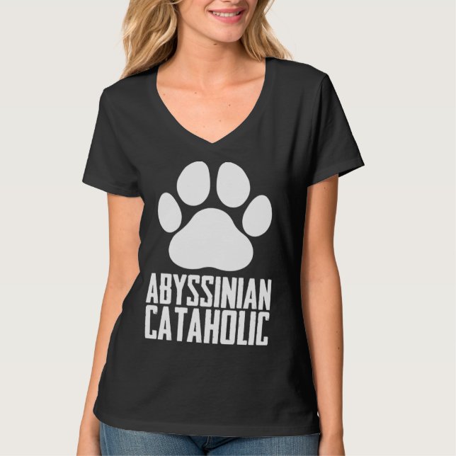 T-shirt Abyssinian  Abyssinian cat  Abyssinian mom  8 (Devant)