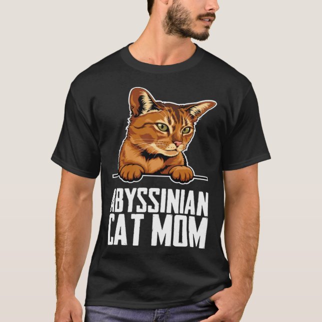 T-shirt Abyssinian cat  Abyssinian  Abyssinian kitten (Devant)