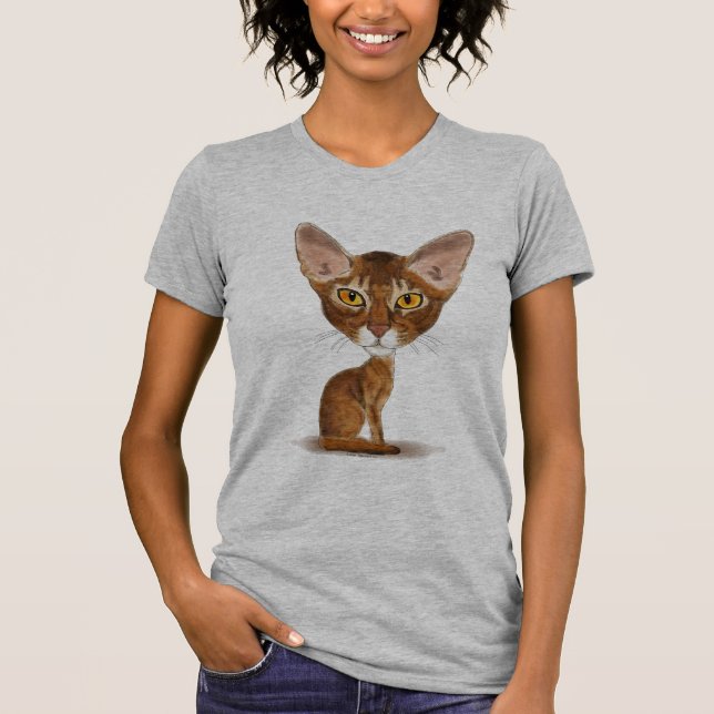 T-shirt Abyssinien de caricature (Devant)
