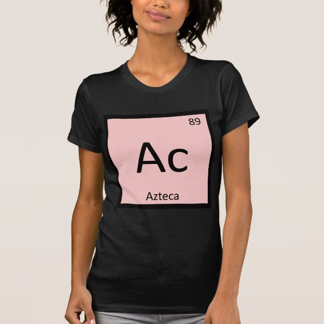 T-shirt Ac - Azteca, élément de chimie du cheval espagnol (Devant)