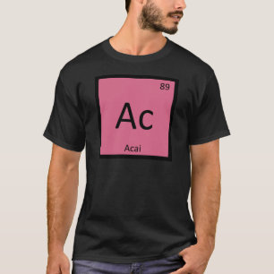 T-shirt Ac - Symbole de tableau périodique de la chimie du