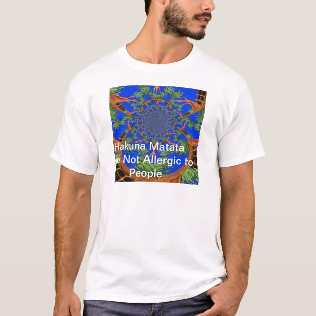 T-shirt Acacia Alchemy : Je ne suis pas allergique à l'art (Devant)