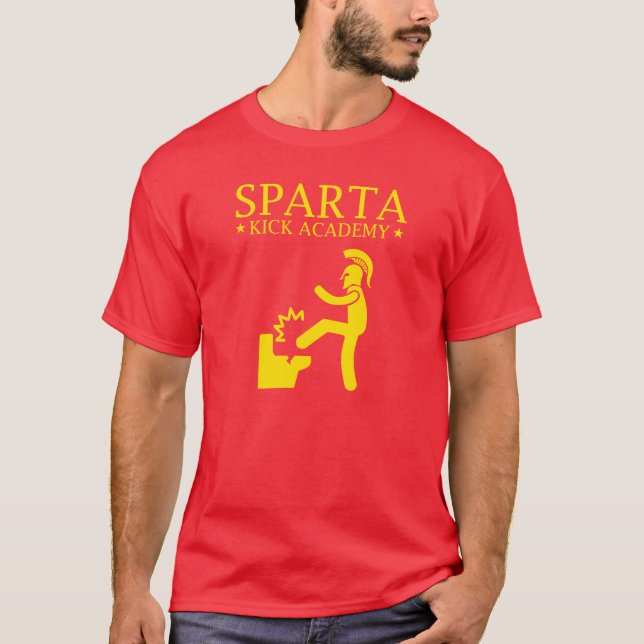T-shirt Académie de coup-de-pied de Sparte (Devant)