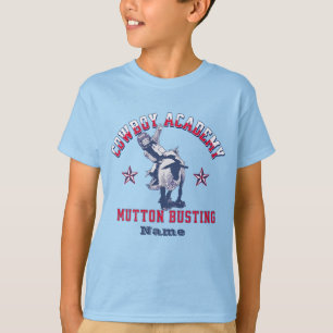 T-shirt Académie de Cowboy de Rodéo Occidental Personnalis