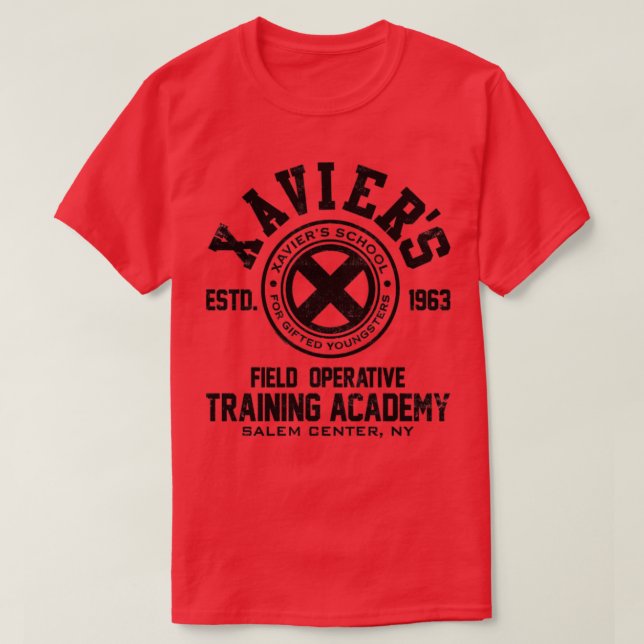 T-SHIRT ACADÉMIE DE FORMATION SCOLAIRE DE XAVIER (Design devant)