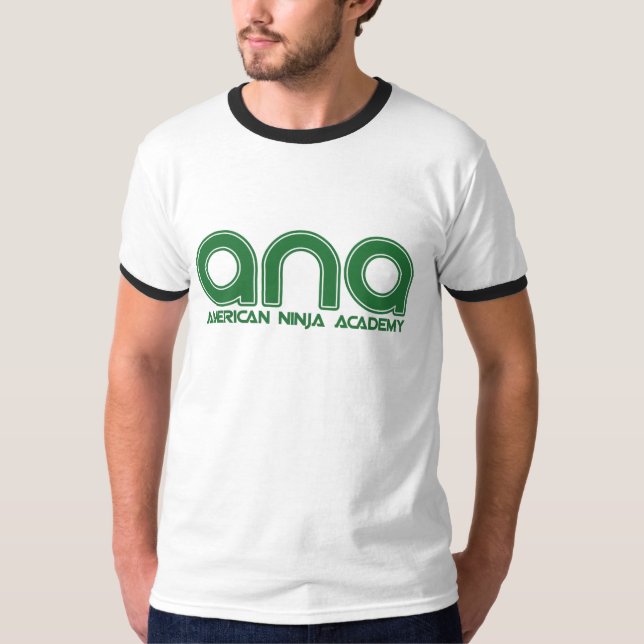 T-shirt Académie de Ninja d'Américain (Devant)