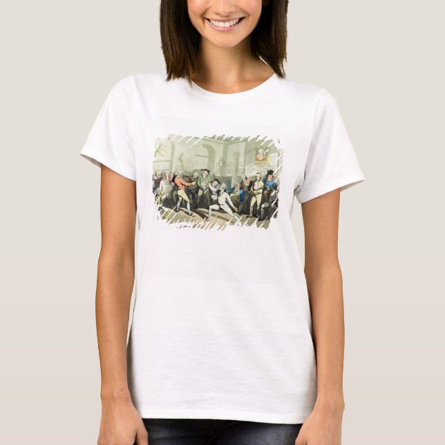 T-shirt Académie d'escrime de M. H. Angelo, gravée par Cha (Devant)