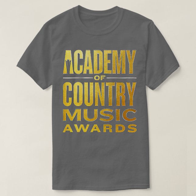 T-shirt Academy of Country Music Awards (Design devant)