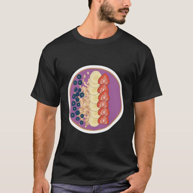 T-shirt Acai Bowl Funny Boho Vintage (Devant)