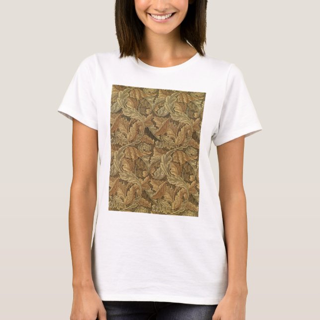 T-shirt Acanthus Feuilles de William Morris, Antique Texti (Devant)