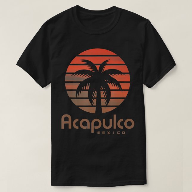T-shirt Acapulco Mexique (Design devant)