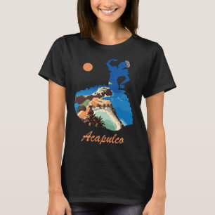 T-shirt Acapulco, Mexique, Voyage dans une station balnéai