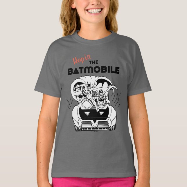 T-shirt Accéder au Batmobile (Devant)