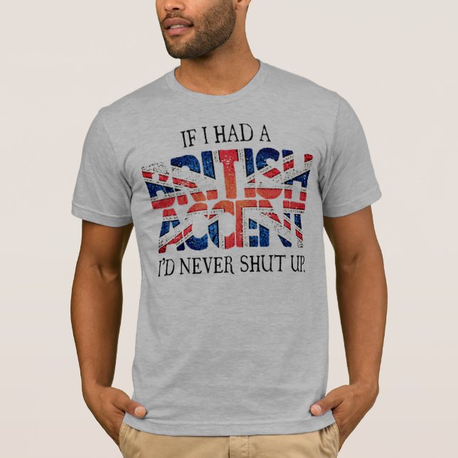 T-shirt Accent britannique (Devant)