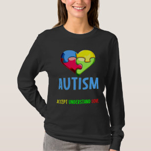 T-shirt Accept Understand Love Autism Awareness Day