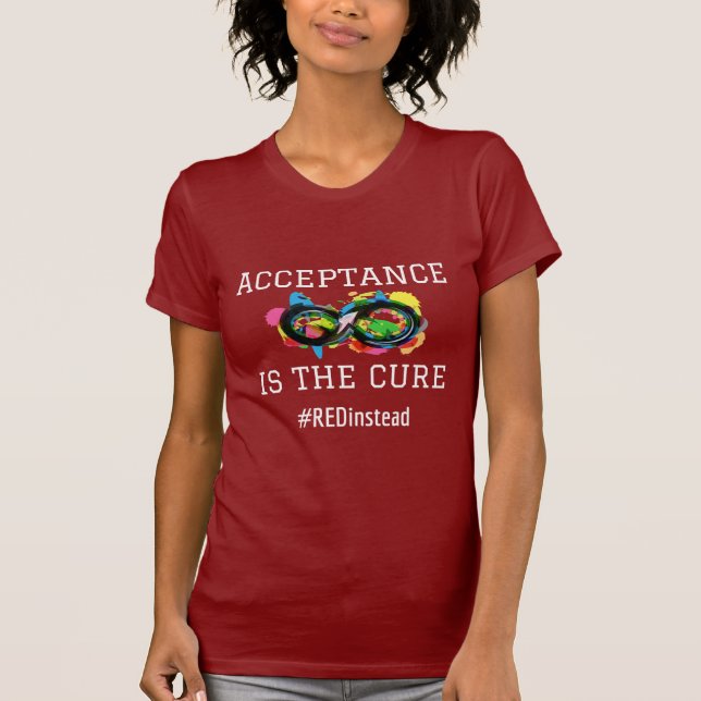 T-shirt Acceptation d'autisme (Devant)