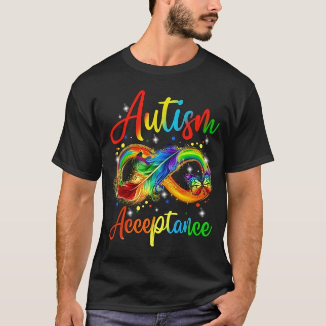 T-shirt acceptation de l'autisme (Devant)
