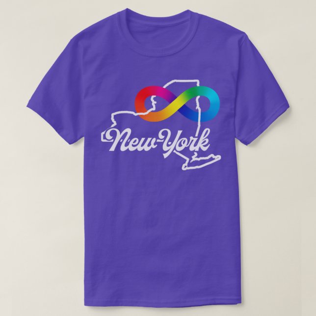 T-shirt Acceptation de l'autisme à New York (Design devant)