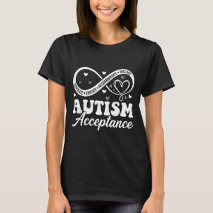 T-shirt Acceptation de l'autisme Sensibilisation Femmes Ho