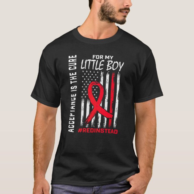 T-shirt Acceptation Redinstead Porte Rouge Plutôt Que L'Au (Devant)